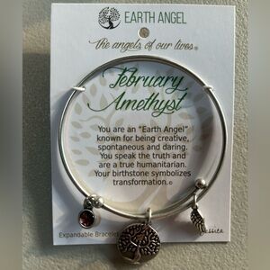 Birthstone Bangle Expandable Bracelet